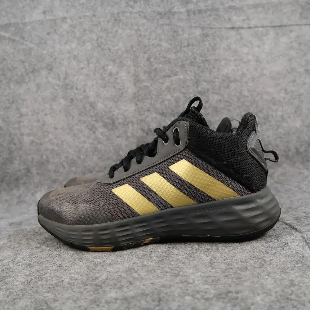 Adidas Shoes Kids 5 Athletic Trainer Sneakers Light Motion Mid Basketball Sport
